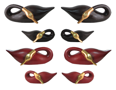 WOODEN DECOR DUCK